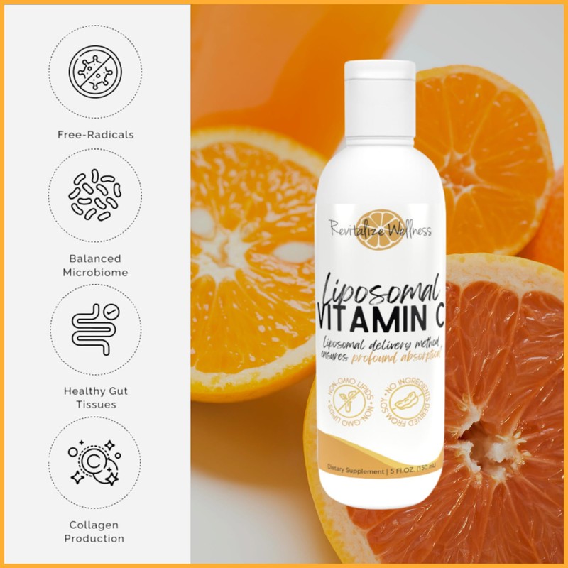 Revitalize Wellness Liposomal Vitamin C | 1,000 mg Vitamin C