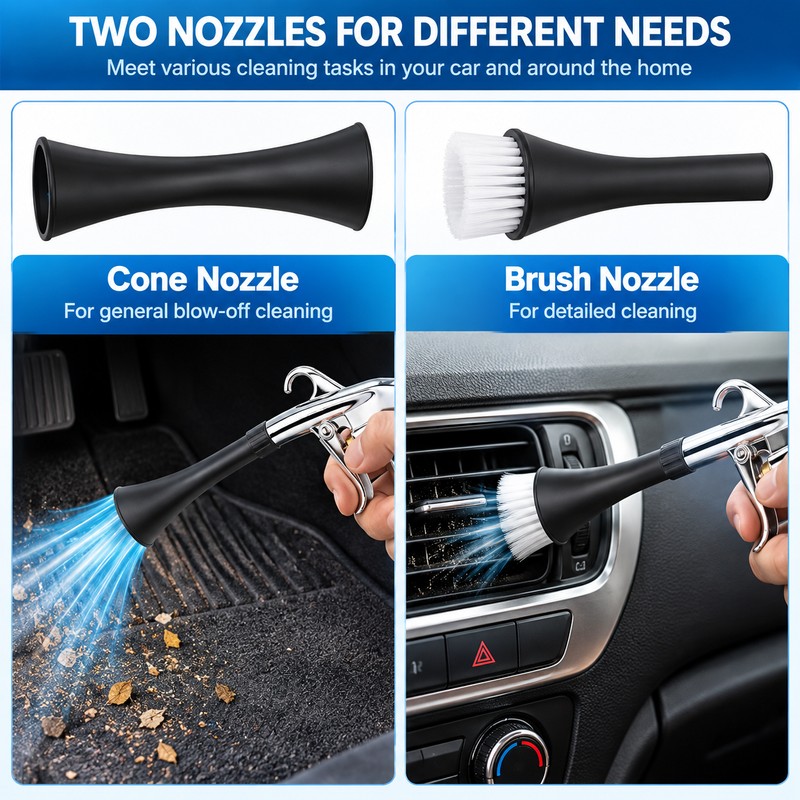 High Pressure Air Blow Gun for Car Interior Cleaning –