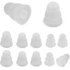 Rayker Three Flange Noise-Isolation Eartips, Soft Silicone Earbud Tips with