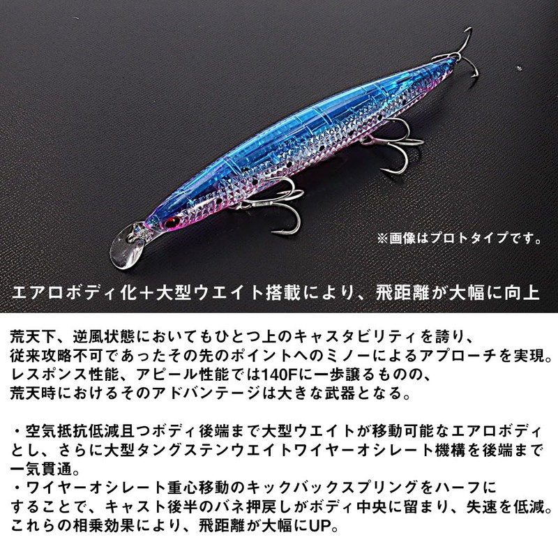 DAIWA Minnow Shoreline Shiner Z Vertis R140S-LI LI Double Red