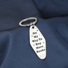 CENWA Bookish Book Lover Motel Keychain On My Way To