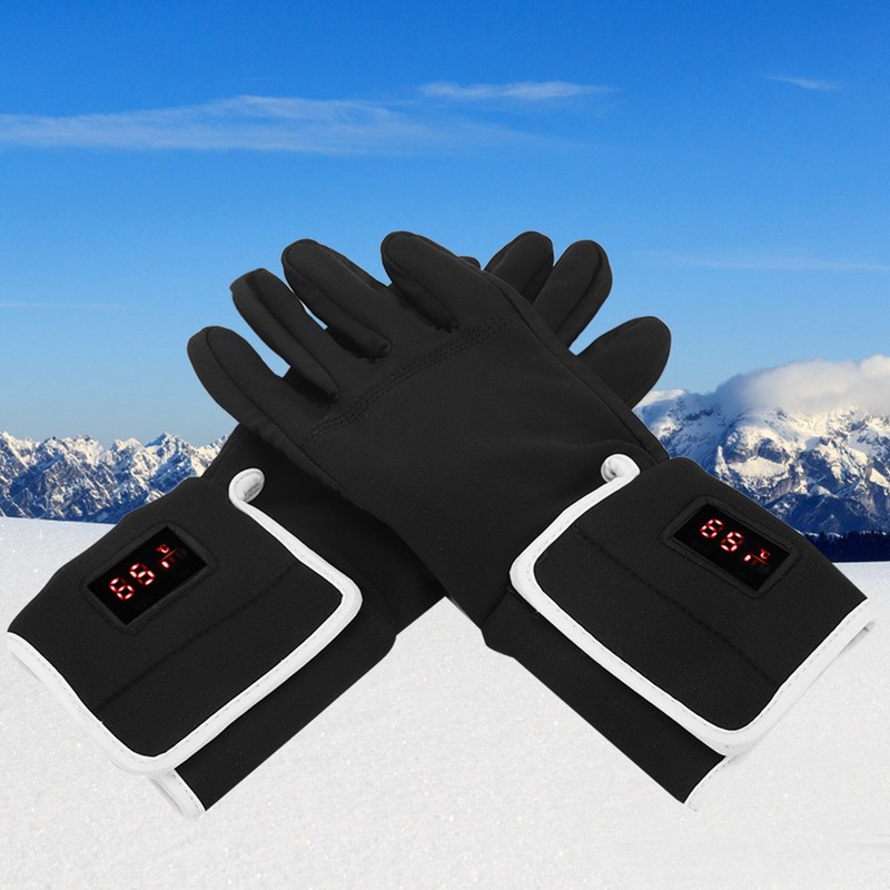 Intelligent Electric Heating Gloves Adjustable Winter Outdoor Sport Warm Keeping