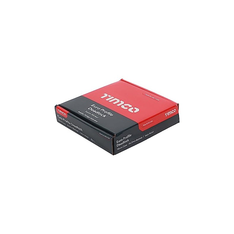 Timco - Euro Deadlock - Satin Nickel (Size 78 case