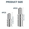 8PCS Tire Valve Stem Extension with Two Sizes: 39mm and