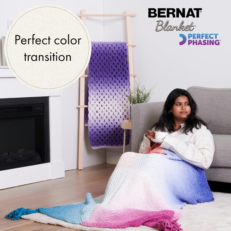 Bernat Blanket Perfect Phasing - 2 Pack of 220 Yards/10.5