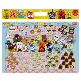 Sun-Star Stationery 5400017E Numbers Educational Puzzle, Let's Go! Anpanman