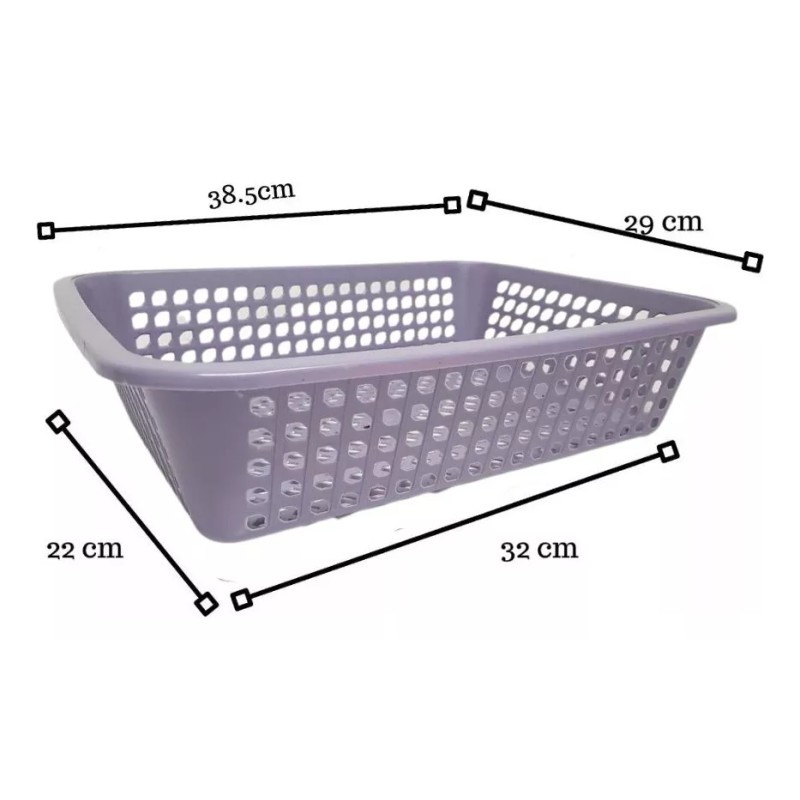 Macoll Cesta Calada Macoll Multiusos Plástico (10 Pzas)