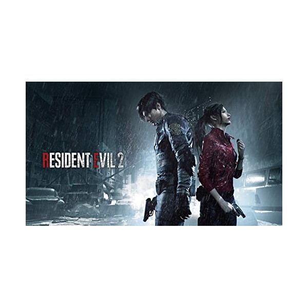 Craftylittlepenguin Resident Evil 2 Gaming Poster Print A4 A3 A2
