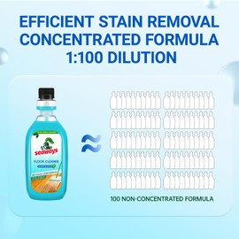 100X Concentrated Floor Cleaner - Multipurpose Liquid Cleaner for Various Surfaces - 12 Month Supply