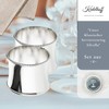 Kedelhoff Silvella Napkin Rings, Set of 2, High-Quality Silver-Plated Handmade