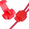 100 Pcs Lock Wire Connectors Blue Quick Splice Connector Terminals