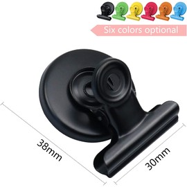 Grtard 6 Pack Fridge Magnets Fridge Magnets Magnetic Clips Heavy Duty Detailed List Display Paper Clasps for Home, Office and Teaching