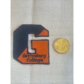 Gettysburg College bullets￼ Vintage Embroidered Iron On Patch 2.5” X 2.25”