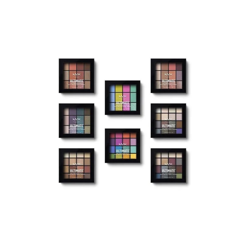 NYX Professional Makeup | Paleta de Sombras Ultimate, La Gama