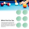 6pcs Billiard Pool Cue Tips 14mm Crystal Pool Cue Tips