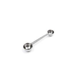 Fox Run 5909 Double Coffee Measure Scoop, Stainless Steel, 1 or 2 Tablespoon