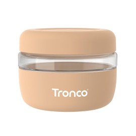 Tronco 16 oz Glass Lunch Bowl Container with Lid, Reusable Glass Food Container for Salad, Snack,Yogurt, Soup Food Storage, Meal Prep, Airtight, Leak & Spill Proof, Dishwasher Safe, BPA-Free, Set of 1