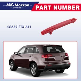 MK-Morzon Left Driver Side Rear Bumper Reflector Trim Lamp Compatible with 2010-2013 Acura MDX Replaces# 33555-STX-A11