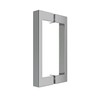 AQUALAVOS Shower Door Handle Stainless Steel Chrome Effect