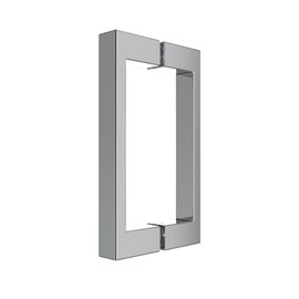 AQUALAVOS Shower Door Handle Stainless Steel Chrome Effect