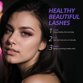 Lash Serum - 8ml Rapid Eyelash Growth Serum for Thickness, Stronger, Healthier Lashes & Brows - Vegan & Cruelty-Free