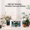 AMTAST Wireless Weather Station Color Display Digital Weather Station with