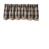 Park Designs Soapstone Lined Layered Valance - Tan