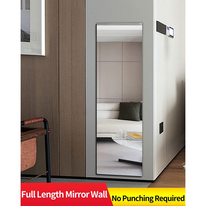 Shatterproof Wall Mirror Full Length for Bedroom, Acrylic Gym Mirrors