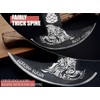 Chigoza Handmade Carbon Steel Pizza Cutter | Viking-Inspired Pizza Slicer