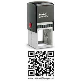 QR Code Rubber Stamp - Custom QR Code Stamp