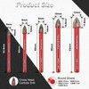 FOCSTOL Tile Drill Bit Set - 10 Pieces Carbide Drill