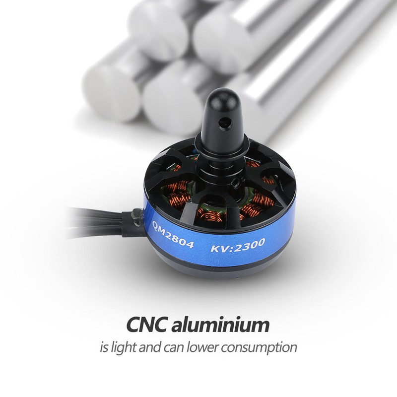 1pc QM2804 (2204) 2300KV Racing Brushless Motor Drone Set for