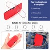REAVEE 2 Pack Small Armless Reading Glasses for Men Women,