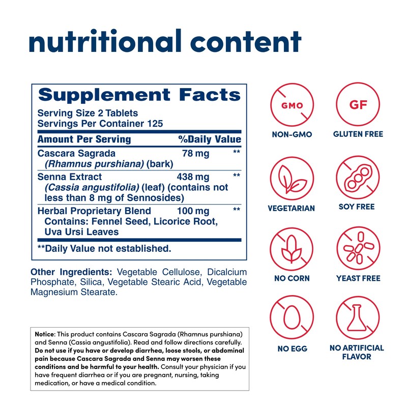 American Health Dietary Fiber Supplements, Tam Herbal Laxative, 250 Count