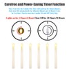 Flameless Candles with Remote Timer, PChero 7.9" Ivory Battery Operated