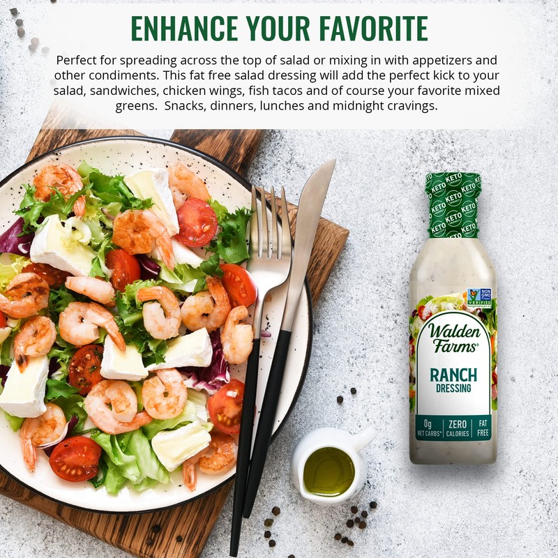 Walden Farms Salad Dressings (12 Fl Oz (Pack of 1),