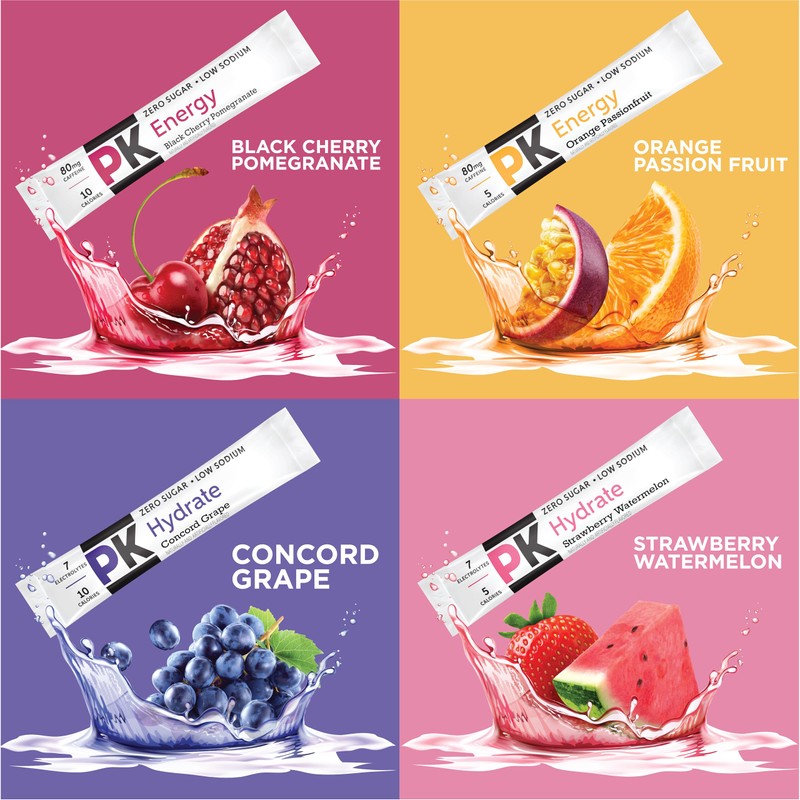 PURE KICK Energy and Hydrate Singles To Go Drink Mix