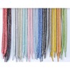Anopo 2 Pairs Glitter Shoe Laces for Sneakers 10mm Wide