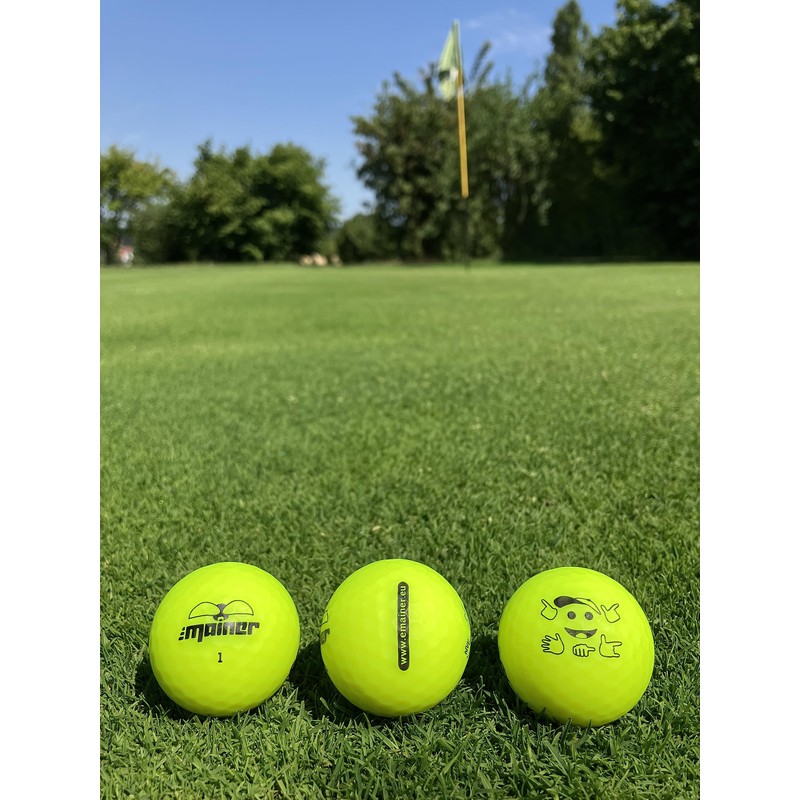 Emainer emoG Golf Ball, 3 Soft Golf Balls with Maximum