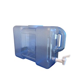 AquaNation 2 or 3 Gallon 3 Gallon Refrigerator Bottle Drinking Water Dispenser w/Faucet Refrigerator Bottle Drinking Water Dispenser With Handle and Faucet - Made in USA (3 Gallon)