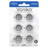 Voniko CR2016 3V Lithium Batteries 6 Pack for Child Safety,