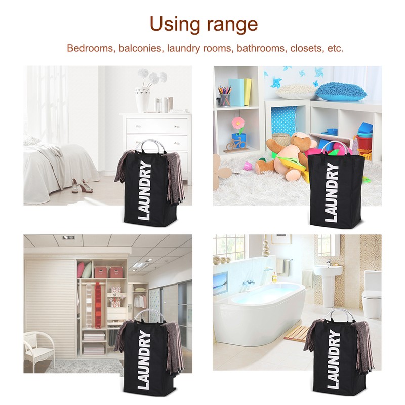Practical Foldable Laundry Bag Washing Dirty Clothes Laundry Basket Storage