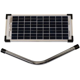 Ghost Controls Premium 10-Watt Monocrystalline Solar Panel for Automatic Gate Opener Systems (1. 10W Monocrystalline)