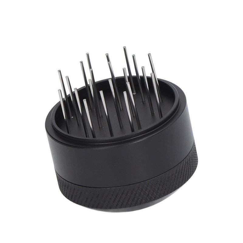 Adjustable Depth Stainless Steel Coffee Needle Stirrer with Base for