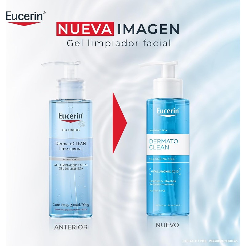 Eucerin Dermatoclean Gel Limpiador Facial 200Ml