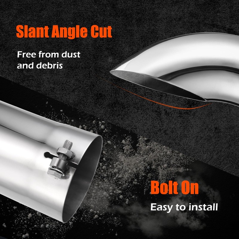 LCGP Turn Down Exhaust Tip 3.5" Inlet, 3.5" Inside Diameter