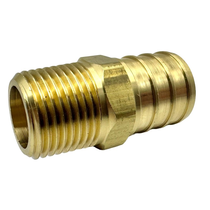 GRIDTECH (2 Pack) Brass 3/4” PEX to 3/8” NPT Male