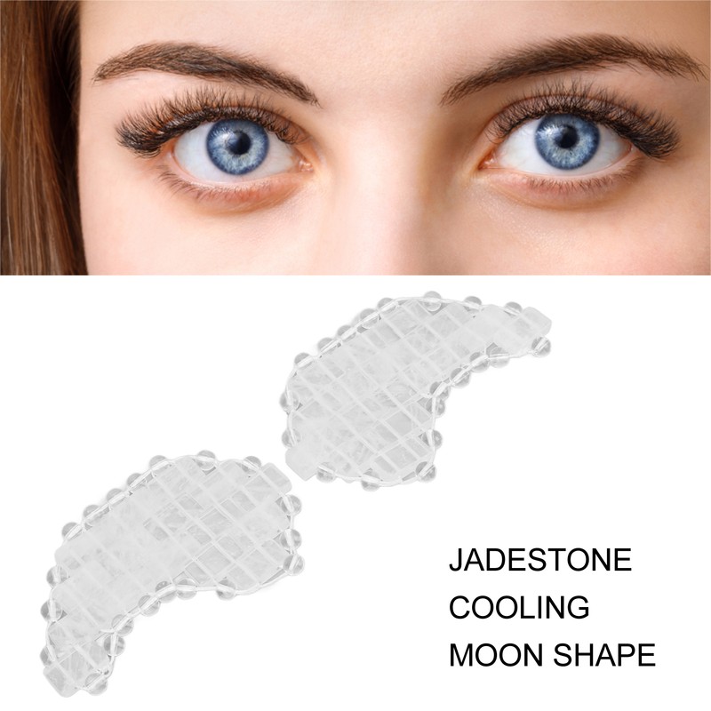 Jadestone Eye Cooling Cold Pads Moon Shape Eye Care Patches