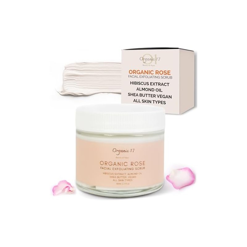 Exfoliante Facial De Rosa Con Piedra Pómez: Exfoliante Natural Para