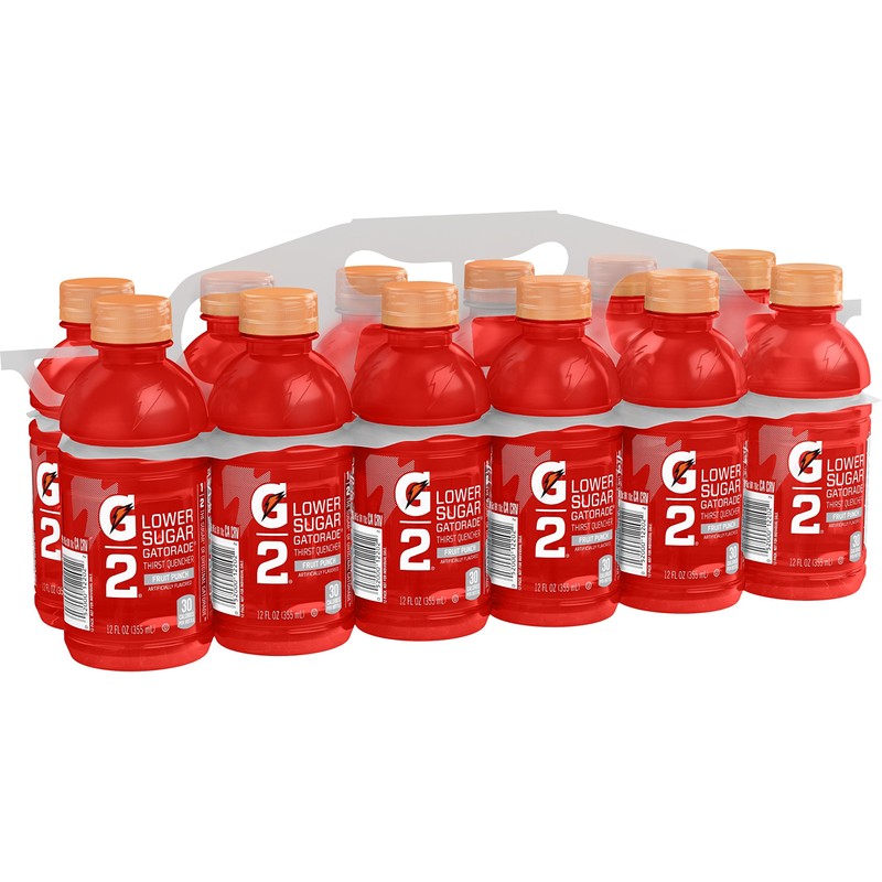 Gatorade G2 Thirst Quencher Sports Drink, Fruit Punch, 12oz Bottle,